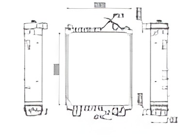 Hladnjak, hlađenje motora CR 2401 000P