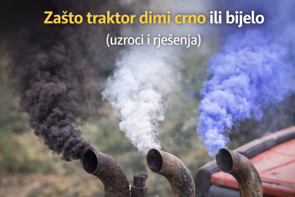 Pročitajte više o članku Zašto traktor dimi crno ili bijelo (uzroci i rješenja)