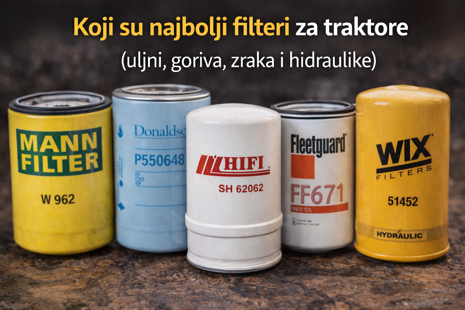 Pročitajte više o članku Koji su najbolji filteri za traktore — koje marke vrijedi kupovati